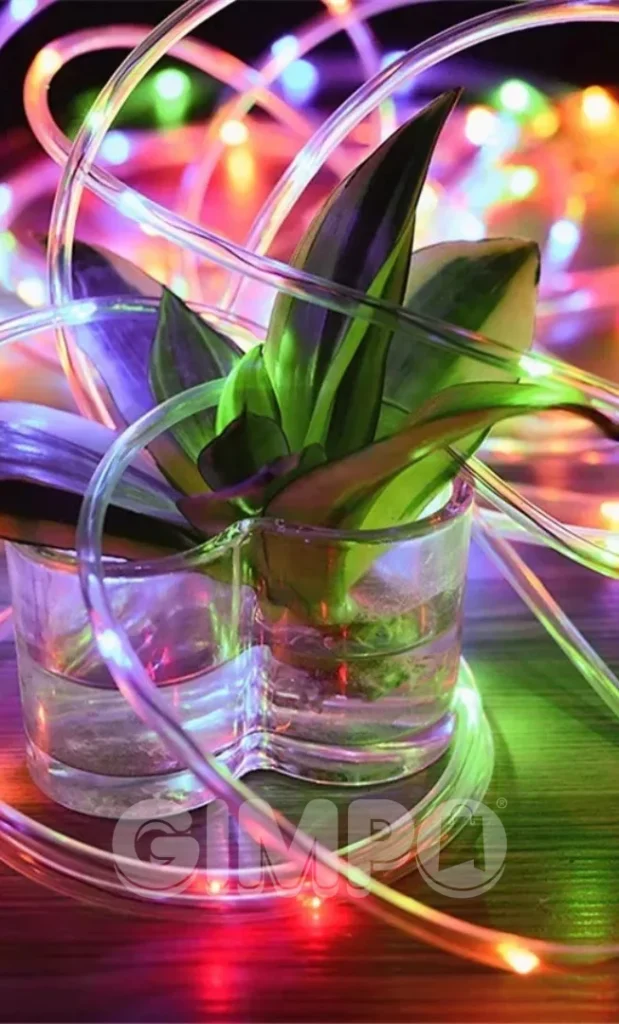 LUCES NAVIDEÑAS CON PANEL SOLAR