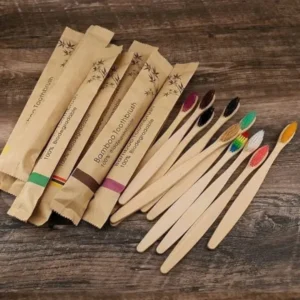 Cepillo diente bambu paq 10 und